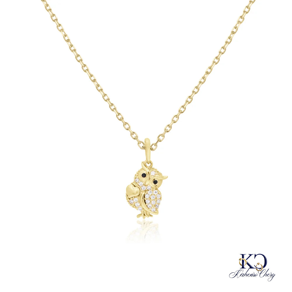 Chain with hollister pendant 14k yellow gold